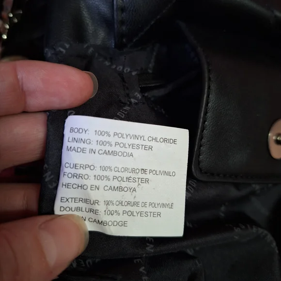 Steve Madden "BBABI" Quilted Small Crossbody Bag Black - Picture 10 of 11